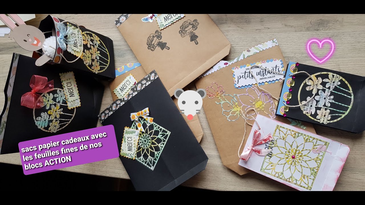 Comment utiliser les feuilles fine de nos blocs ACTION ❤️🤩#scrapbooking #action