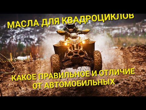 Видео: Масло для квадроцикла. Какое правильное и в чём отличия.