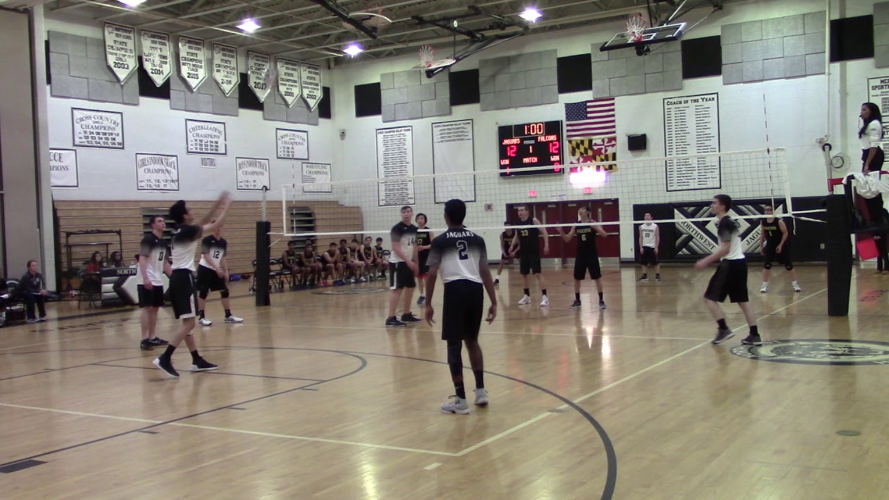 Poolesville vs. Northwest Boys Volleyball, 4/9/2018, set 2 YouTube