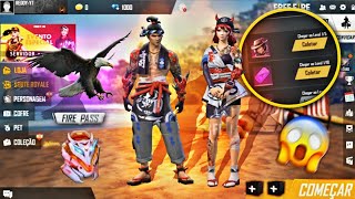NOVAS SKINS GRATUITAS, OURO ROYALE!? PERSONAGENS, NOVA INCUBADORA, FALCÃO E MAIS!! FREE FIRE