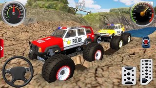 Motos - De Carros Police Monster Truck impossible Driver Car Extreme Racing For Android Mud Gameplay