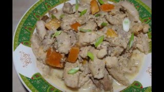 Куриное филе с хурмой Куриное филе с хурмой