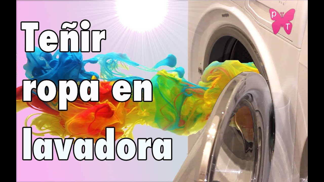 Distinguir Valle madera Truco para lavar la ropa de color en la lavadora - YouTube