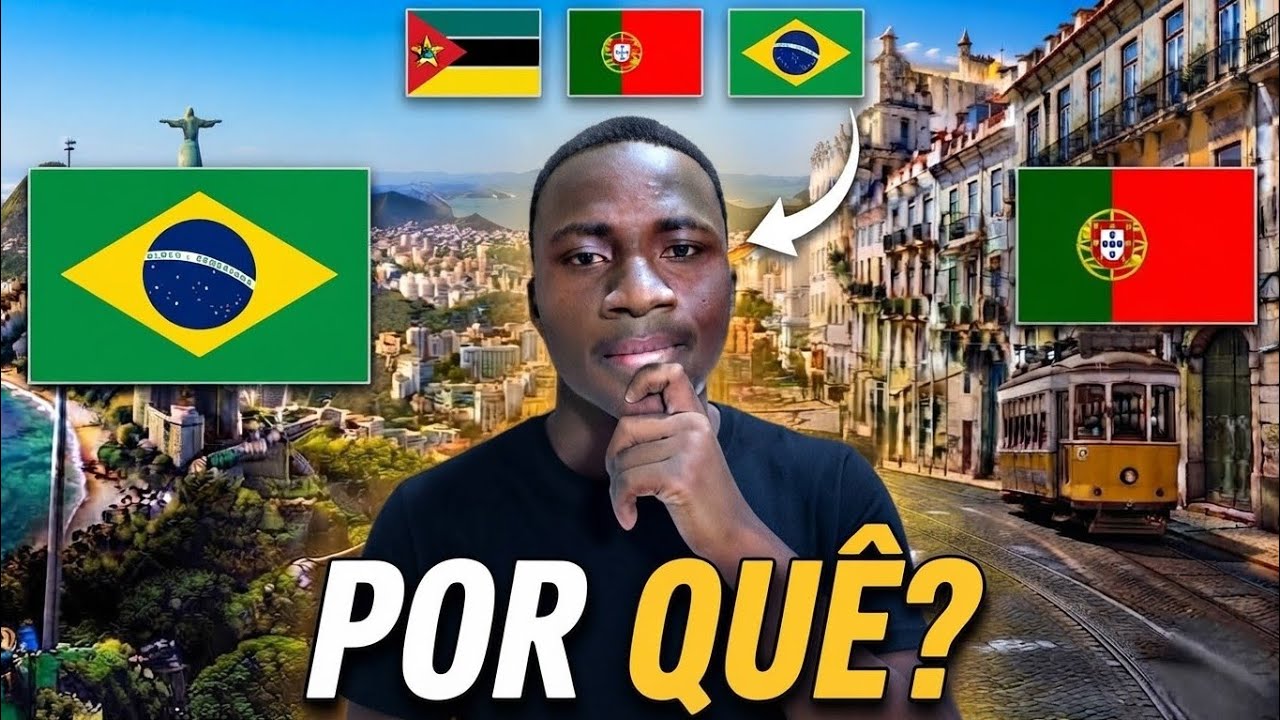 🇧🇷 Porquê só o Brasil desenvolveu um português bem diferente? 😱 SURREAL!