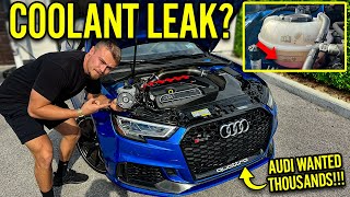 HOW TO REPLACE A WATER PUMP ON A 2018 AUDI RS3 OR TTRS!