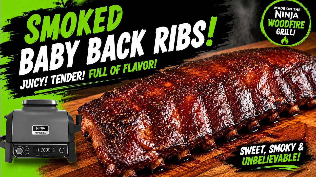 Perfect Baby Back Ribs on the Ninja Woodfire Grill!