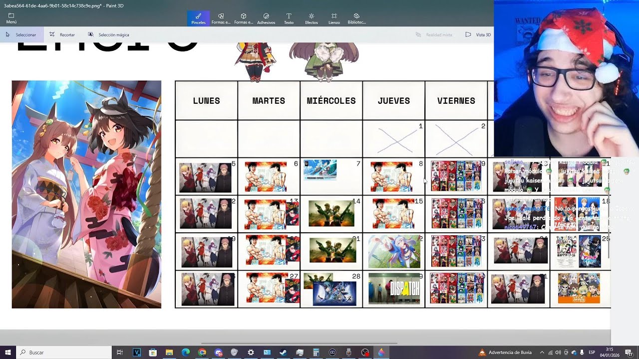 CALENDARIO DE ENERO BIG 2026