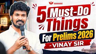 Only 20 Days Left | 5 Game-Changing Moves for Prelims 2026 #upscprelims2026 #vinaykumargb sir