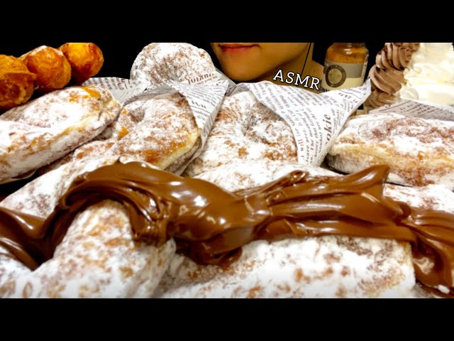 【咀嚼音】生ドーナツを沢山食べる！ /ASMR/EatingSounds/Mukbang/먹방