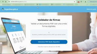Validador de Firma Digital