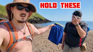 I Brought My Dad To A Nudist Beach To Camp