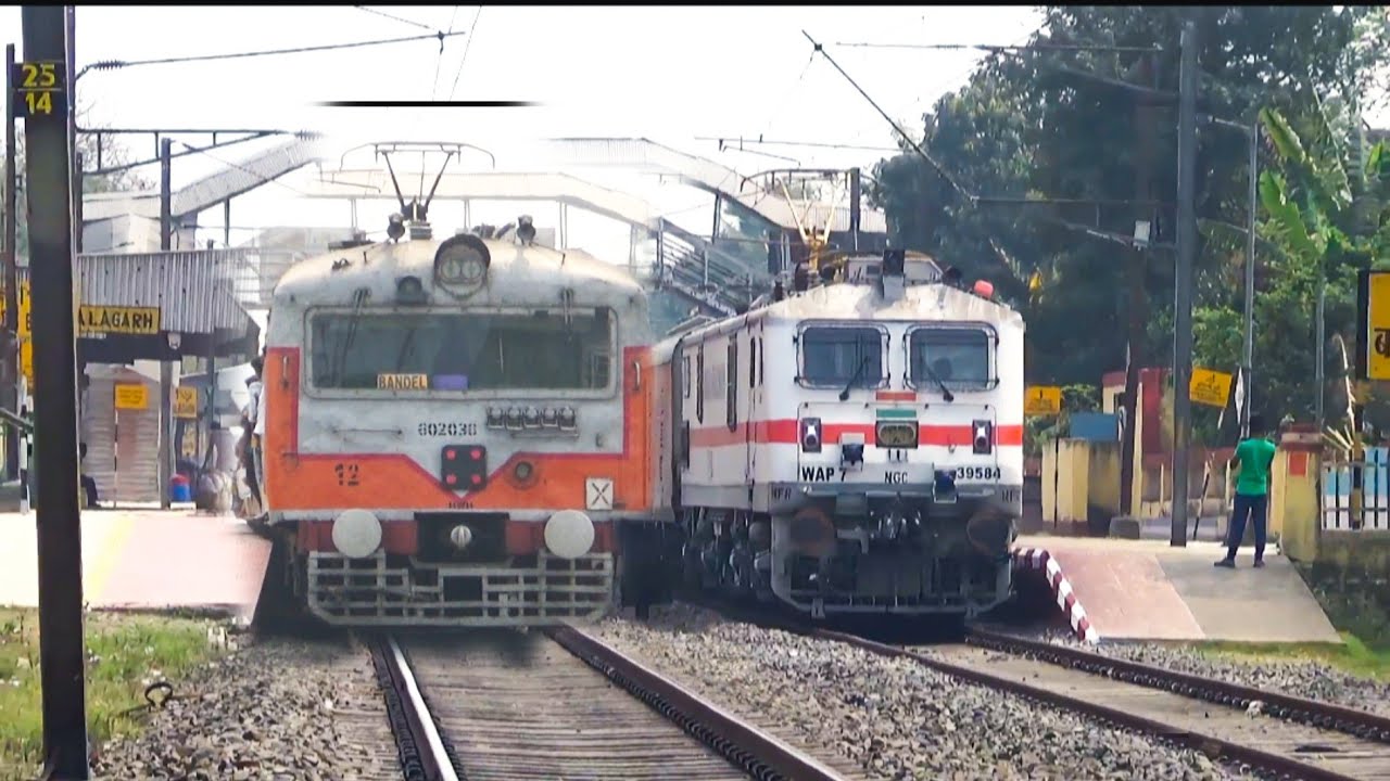 Puri Kamakhya Express + Intercity Express  | ONOL Train Skip Station Action 🚆🔥