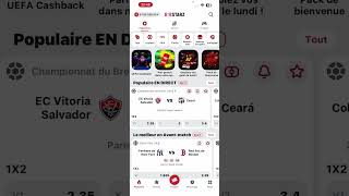 #1XBET Astuce match rapide 🏹🥅⚽️