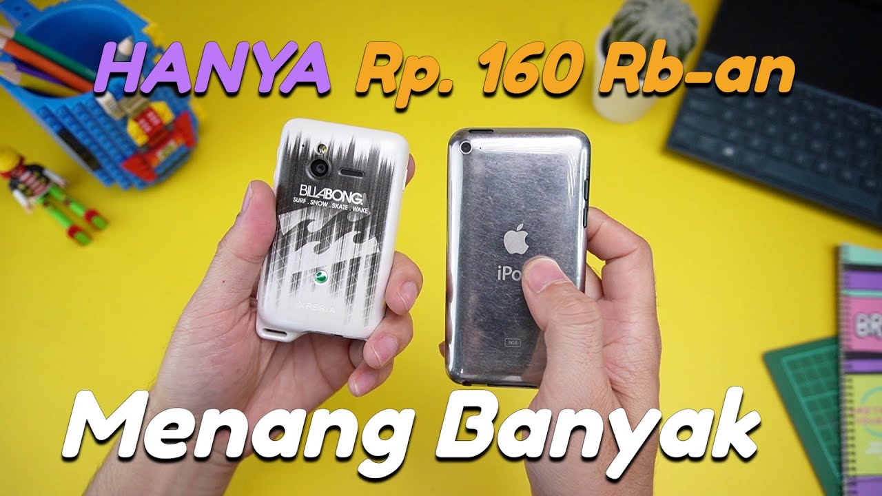 Total 160-Rb Aja!! BELI BEKAS SONY XPERIA ACTIVE DAN IPOD TOUCH 4  