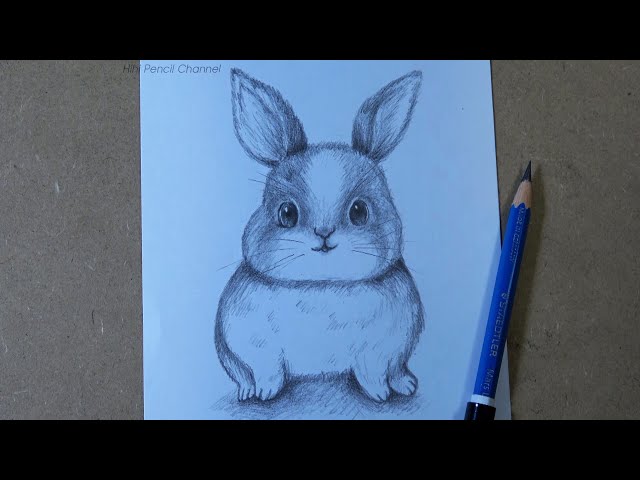 Bunny Drawing Stock Illustration - Download Image Now - Rabbit - Animal,  Old-fashioned, Illustration - iStock