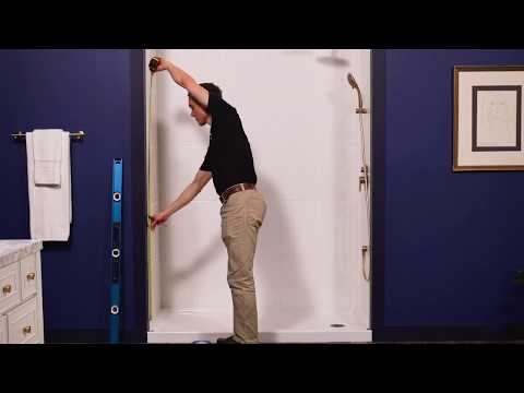 How to Measure a Shower Door Opening