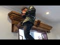 Woodworking Skills Of Carpenters Extremely High In Asia // Build & Install Art Door Frame Trim
