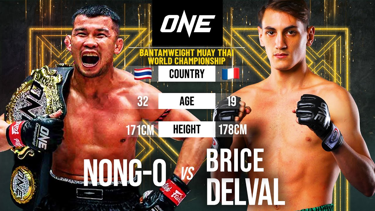 ELITE MUAY THAI  Nong O vs Brice Delval  Full Fight