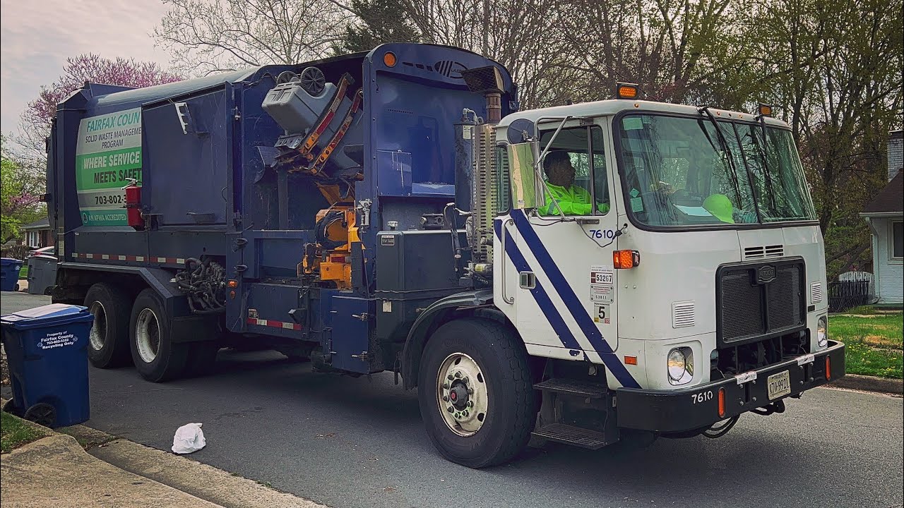 Fairfax County Autocar Labrie Garbage Truck YouTube