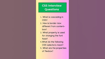 CSS Interview Questions🔥 #shorts #css #interview #cssinterview