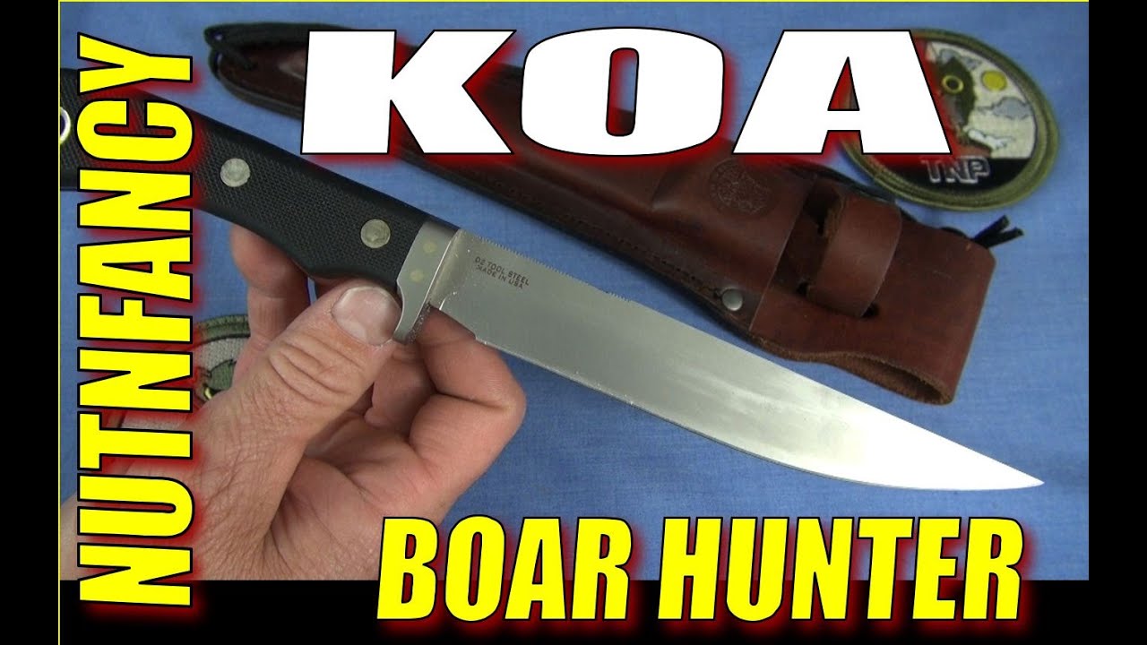 Knives of Alaska Boar Hunter knife Man Enough? YouTube