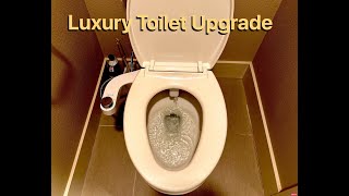 Home Depot Toilet Upgrade - Hands Free Bidet for luxurious clean feel