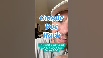 Fastest way to create a new google doc! #teachers #googledocs
