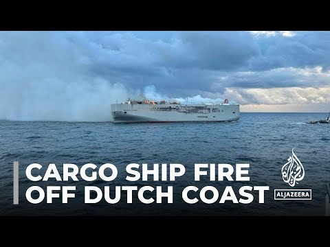 Fremantle Highway: Cargo ship fire kills one crew member off Dutch coast
