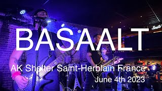 BASAALT Live Full Concert 4K @ AK Shelter Saint Herblain France June 4th 2023
