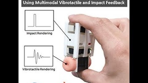 [World Haptics Conference 2019] Collision Effects Using Multimodal Vibrotactile and Impact Feedback