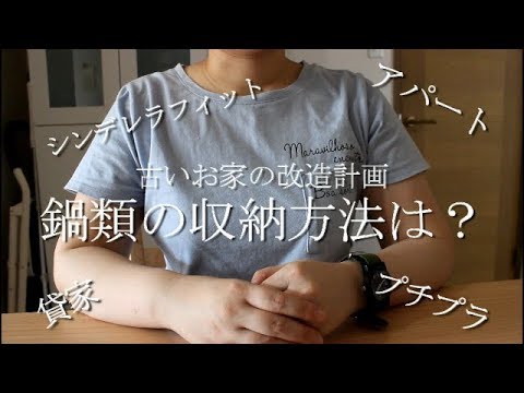 シンプルコーデ 【ガスコンロ下の収納】プチプラで古い賃貸の収納方法を考える。お家改造計画です。