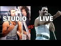 Queen - STUDIO vs LIVE (Part 1)