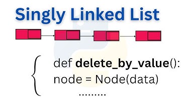 Delete Any Node By Value in Linked List | Delete At the End | Python Program