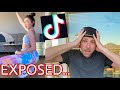 DAD REACTS TO MY TIKTOKS! *exposed*