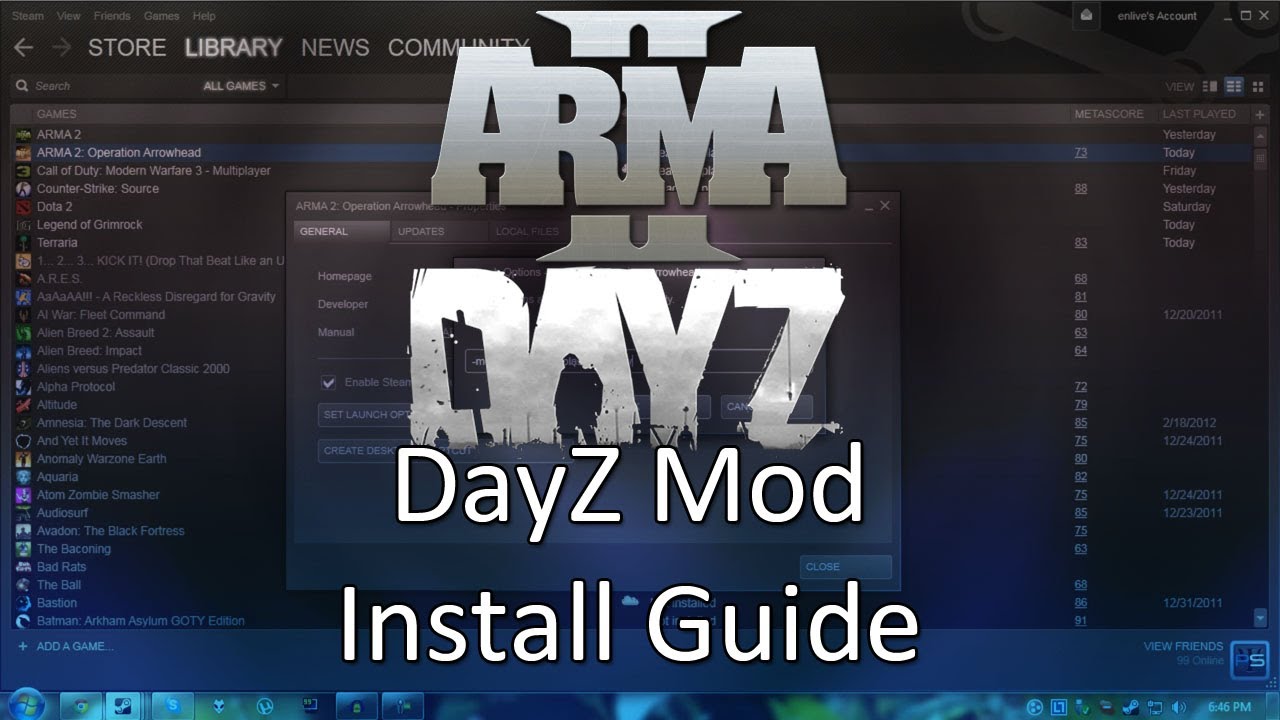 Arma II: DayZ Mod no Steam