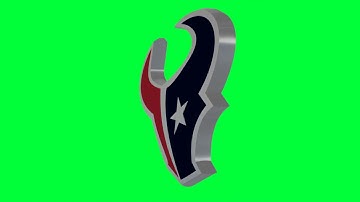 Houston Texans Green Screen Logo Loop Chroma Animation