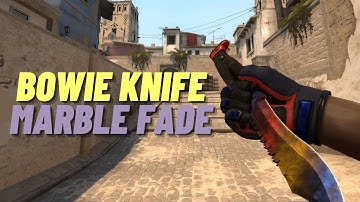 ★ Bowie Knife Marble Fade | CSGO Knife Showcase