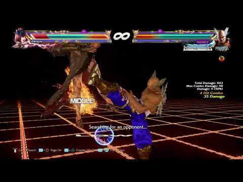 Heihachi CD+4,4,4,N,N Hellsweeps Spinning Demon Normal Hit Staple Combo Version 5 Tekken 7 202302070