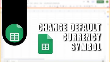 💥 QUICK: How to Change Default Currency Symbol in google sheets? | NEW UPDATE