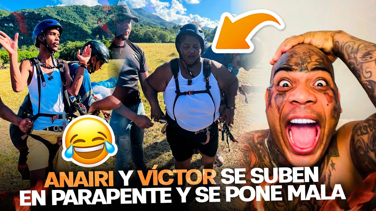 ANAIRI Y VICTOR SE SUBEN EN PARAPENTE Y SE PONE MALA