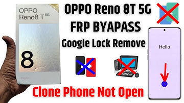 OPPO Reno 8T 5g Frp Bypass | without pc | New Security 2023 |  Clone phone not open