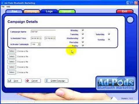 Ad-pod Software bluetooth advertising, proximity marketing