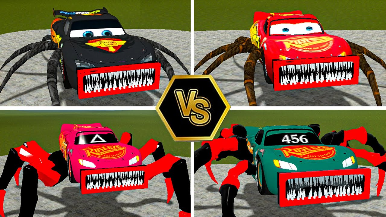 New Car Monster Battle: CAR EATER, BUS EATER, GRANNY HOUSE, THOMAS TRAIN, MCQUEEN EATER in Gmod