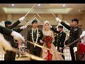 tradisi pernikahan pedang pora TNI-AD ody & subhan