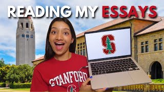 Reading My Accepted Stanford Essays + TIPS