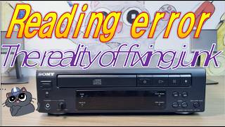 SONY CDP-M35] Junk CD Player Repair - YouTube