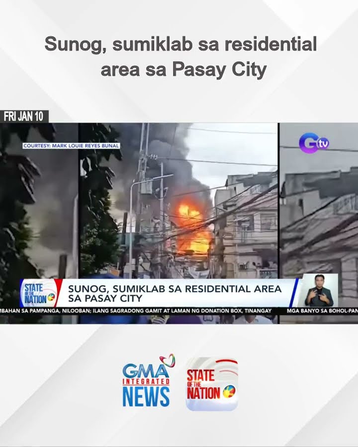Sunog, sumiklab sa residential area sa Pasay City | SONA