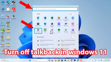 How to turn off narrator in windows 11