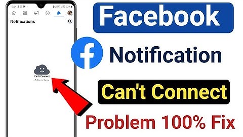 Fix Facebook Page Notification Can