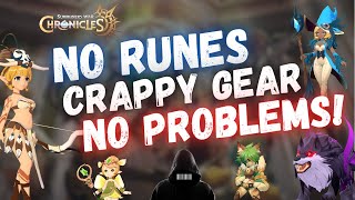 Long Queues? SOLO Elite Raids! F2P Friendly! 4 STAR ONLY Team Comps TOO! - Summoners War Chronicles